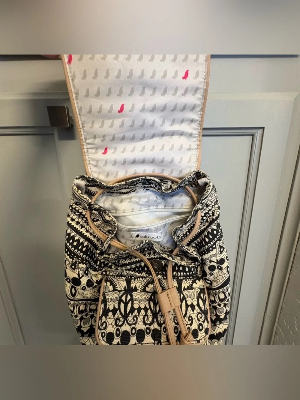 Sakroots Artist Circle Mini Canvas Backpack
